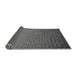 Thickness of Patterned Gunmetal Gray Rug, pat3532gry