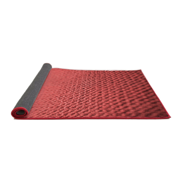 Thickness of Patterned Red Rug, pat3532rd