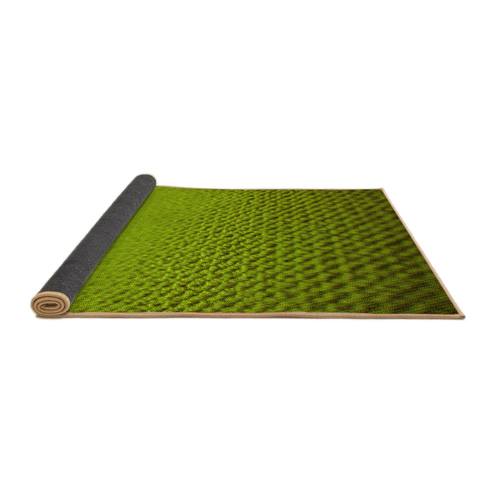 Thickness of Patterned Pistachio Green Rug, pat3532yw