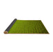 Thickness of Patterned Pistachio Green Rug, pat3532yw