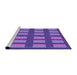 Sideview of Machine Washable Transitional Amethyst Purple Rug, wshpat3535pur