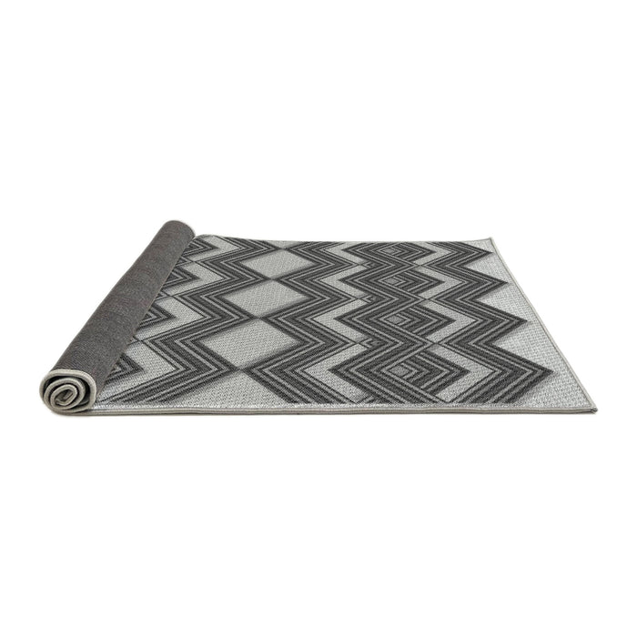 Thickness of Patterned Cloud Gray Rug, pat3536gry