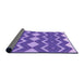 Thickness of Patterned Amethyst Purple Rug, pat3536pur