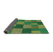 Thickness of Patterned Apple Green Rug, pat3537grn