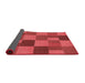 Thickness of Patterned Red Rug, pat3537rd