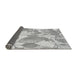 Thickness of Patterned Gunmetal Gray Rug, pat3539gry