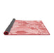 Thickness of Patterned Red Rug, pat3539rd