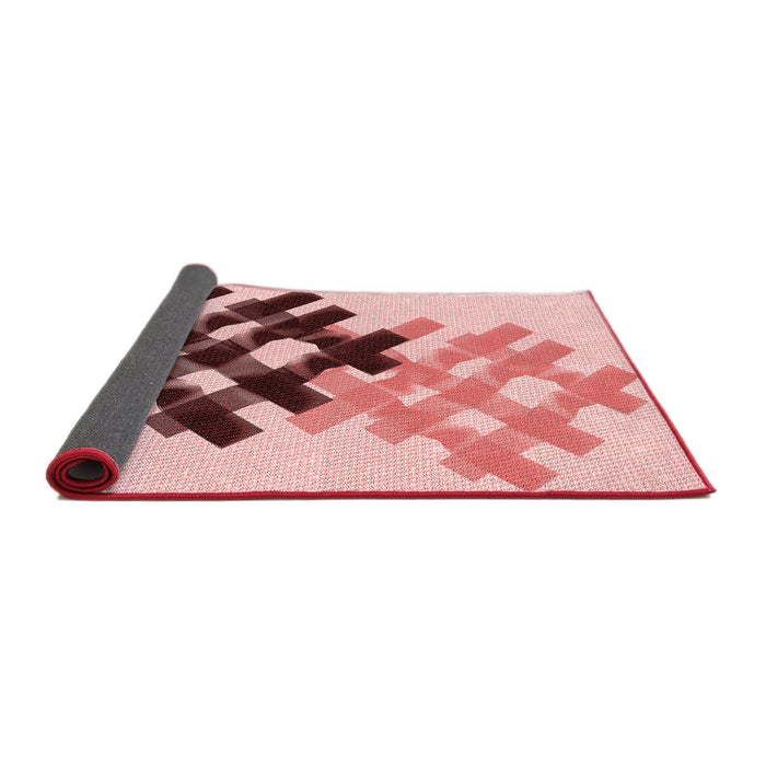 Thickness of Patterned Pink Rug, pat3541rd