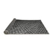 Thickness of Patterned Charcoal Black Rug, pat3545gry