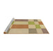 Sideview of Machine Washable Transitional Bronze Brown Rug, wshpat3546brn