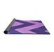 Thickness of Patterned Amethyst Purple Rug, pat3547pur