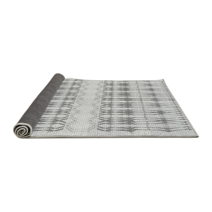 Thickness of Patterned Platinum Gray Rug, pat355gry