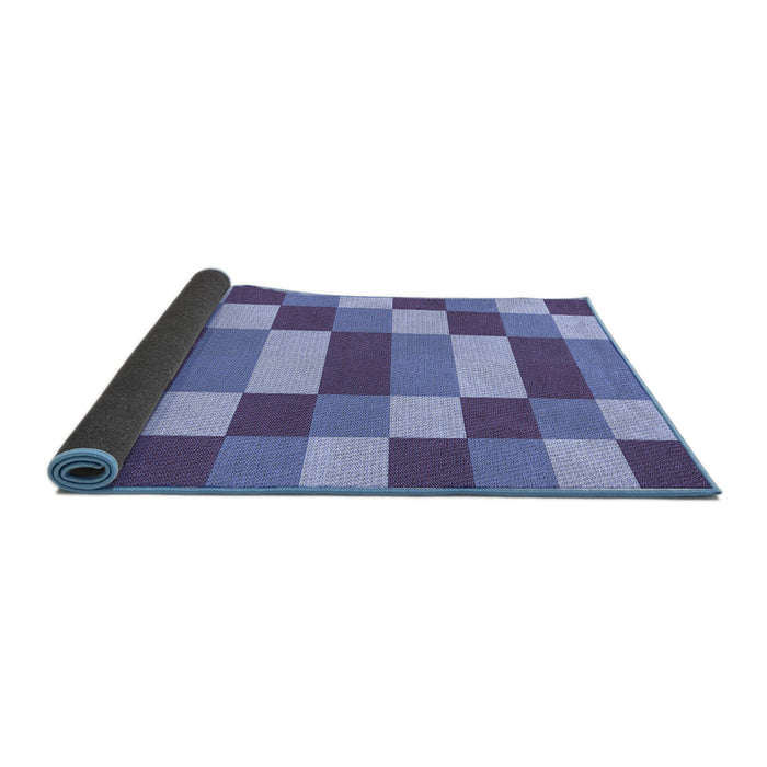 Thickness of Patterned Sky Blue Rug, pat3552blu