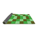 Thickness of Patterned Seaweed Green Rug, pat3552grn