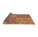 Thickness of Patterned Orange Rug, pat3554org