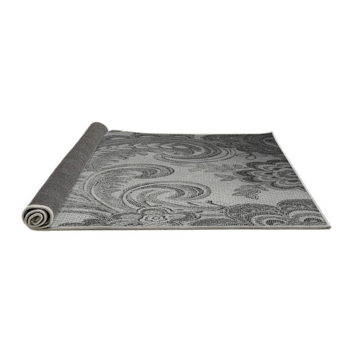 Thickness of Patterned Gray Rug, pat3556gry