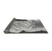 Thickness of Patterned Silver Gray Rug, pat3557gry