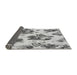 Thickness of Patterned Silver Gray Rug, pat3558gry