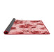 Thickness of Patterned Red Rug, pat3558rd