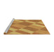 Sideview of Machine Washable Transitional Sedona Brown Rug, wshpat3560brn