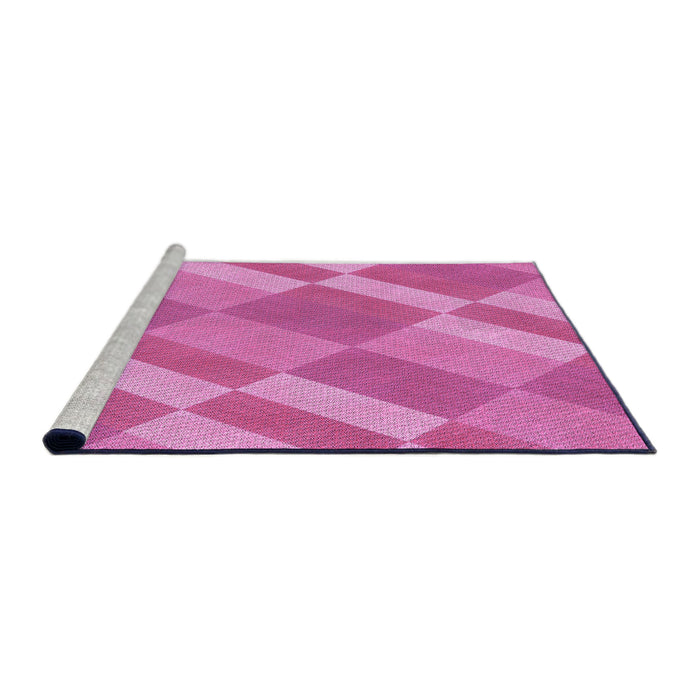 Sideview of Machine Washable Transitional Violet Purple Rug, wshpat3560pur