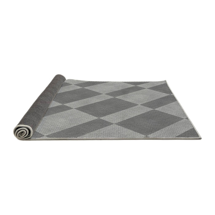 Thickness of Patterned Dark Gray Rug, pat3561gry