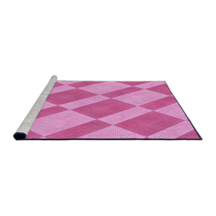 Sideview of Machine Washable Transitional Violet Purple Rug, wshpat3561pur