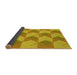 Thickness of Patterned Deep Yellow Rug, pat3562yw