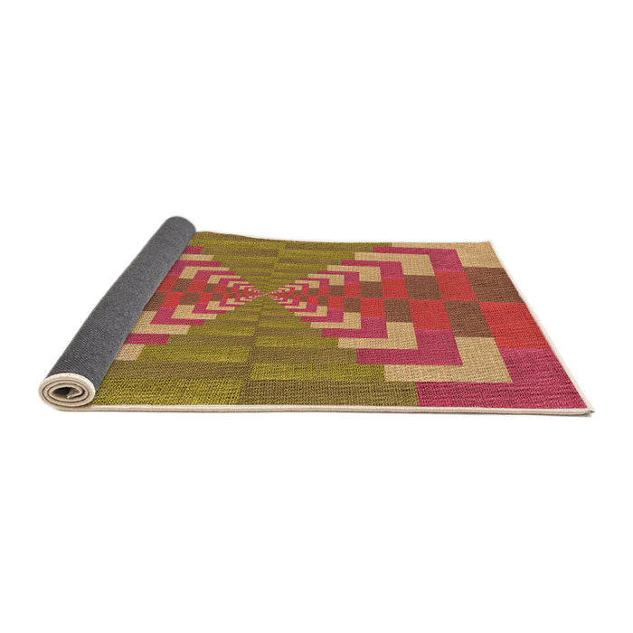 Thickness of Patterned Red Rug, pat3564org