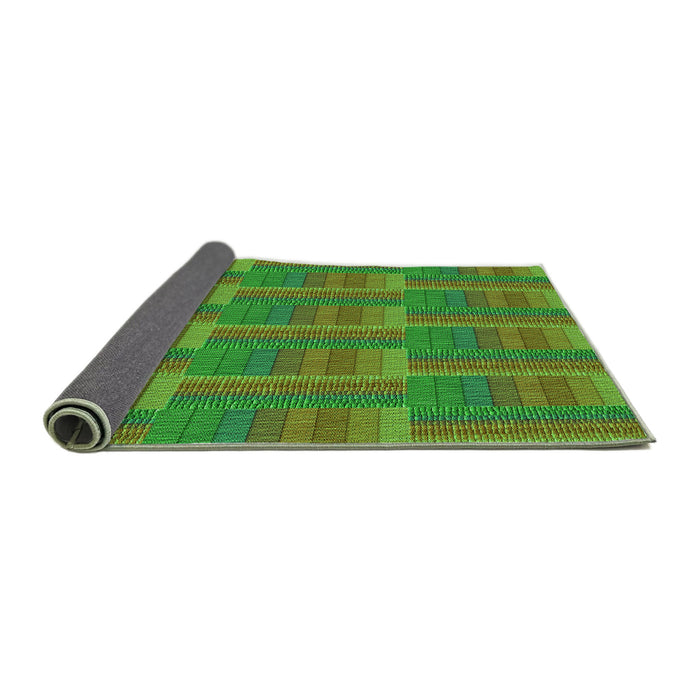 Thickness of Patterned Seaweed Green Rug, pat3565grn