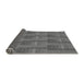 Thickness of Patterned Gunmetal Gray Rug, pat3565gry