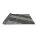 Thickness of Patterned Gunmetal Gray Rug, pat3568gry