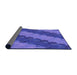 Thickness of Patterned Purple Rug, pat3568pur