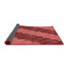 Thickness of Patterned Red Rug, pat3568rd