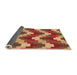 Thickness of Patterned Orange Rug, pat3569org