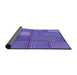 Thickness of Patterned Amethyst Purple Rug, pat3572pur