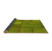 Thickness of Patterned Pistachio Green Rug, pat3572yw