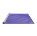 Sideview of Machine Washable Transitional Purple Mimosa Purple Rug, wshpat3574pur