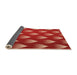 Thickness of Patterned Red Rug, pat3576org