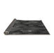 Thickness of Patterned Charcoal Black Rug, pat3578gry