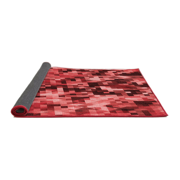 Thickness of Patterned Red Rug, pat3579rd