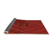 Thickness of Patterned Red Rug, pat3582org