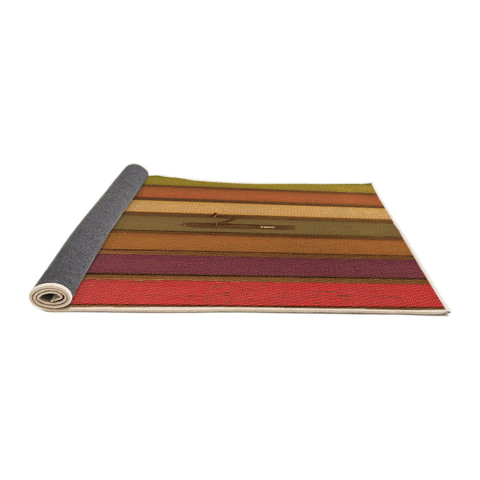Thickness of Patterned Red Rug, pat3583org