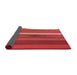 Thickness of Patterned Red Rug, pat3583rd