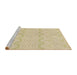 Sideview of Machine Washable Transitional Khaki Gold Rug, wshpat3584brn