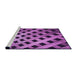 Sideview of Machine Washable Transitional Purple Rug, wshpat3586pur