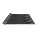 Thickness of Patterned Charcoal Black Rug, pat3589gry