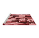 Sideview of Machine Washable Transitional Light Coral Pink Rug, wshpat3592rd