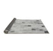 Thickness of Patterned Gunmetal Gray Rug, pat3593gry