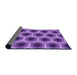 Thickness of Patterned Amethyst Purple Rug, pat3595pur